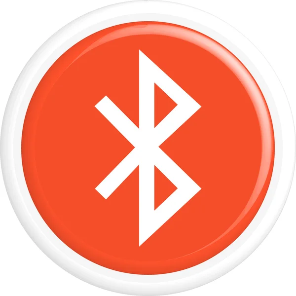Botón Bluetooth — Vector de stock