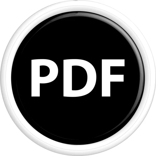 Düğme pdf — Stok Vektör