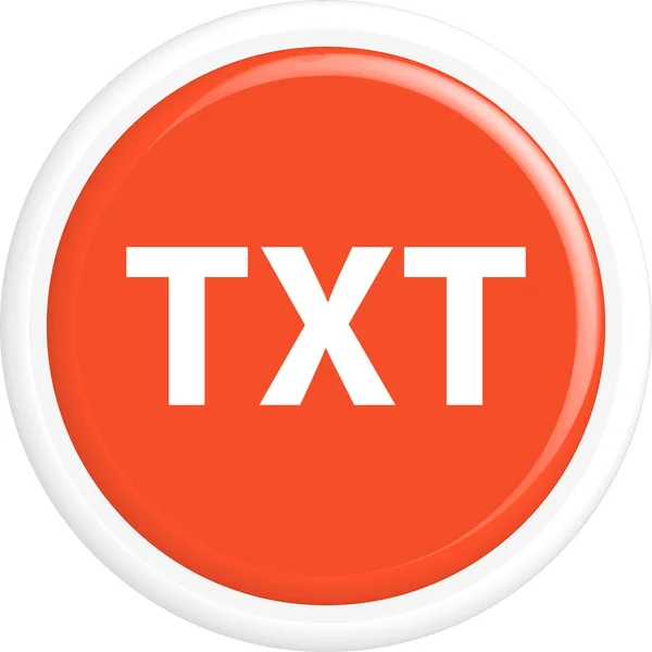 ボタン Txt — ストックベクタ