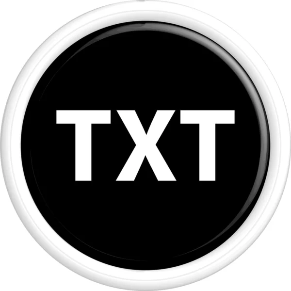 Przycisk Txt — Wektor stockowy