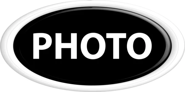 Button photo — Stock Vector