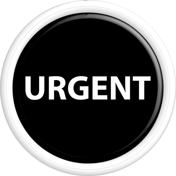 Bouton urgent — Image vectorielle