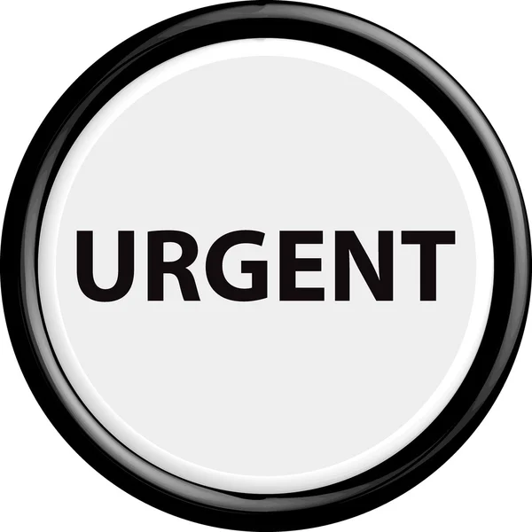 Bouton urgent — Image vectorielle