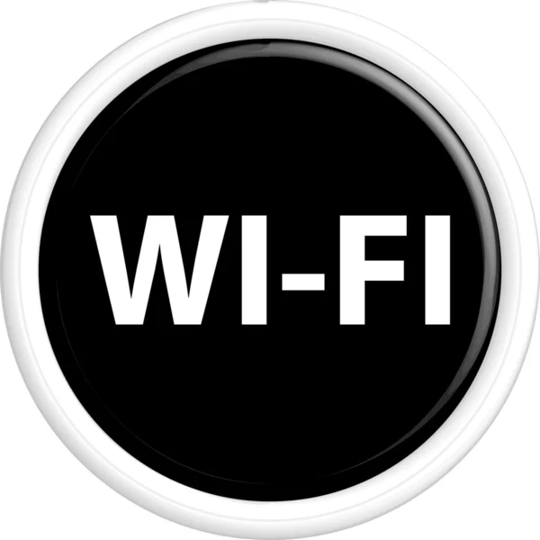 Кнопка wi-fi — стоковый вектор