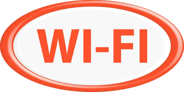 ボタンの wi-fi — ストックベクタ