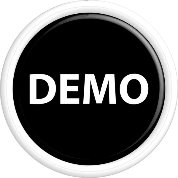 Demo botão — Vetor de Stock