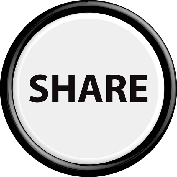 Button share — Stock Vector