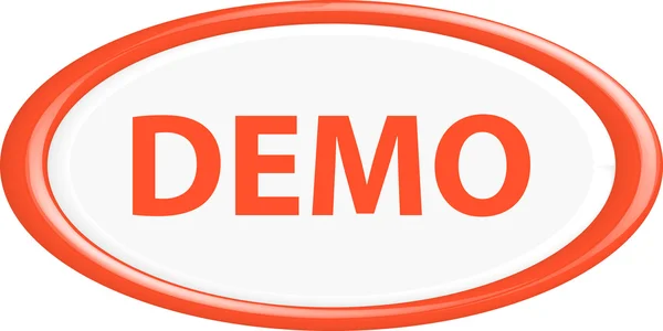 Düğme demo — Stok Vektör