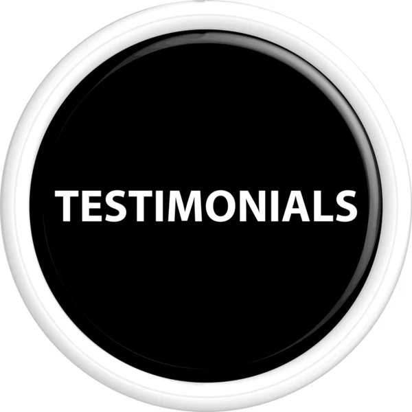 Button testimonials — Stock Vector