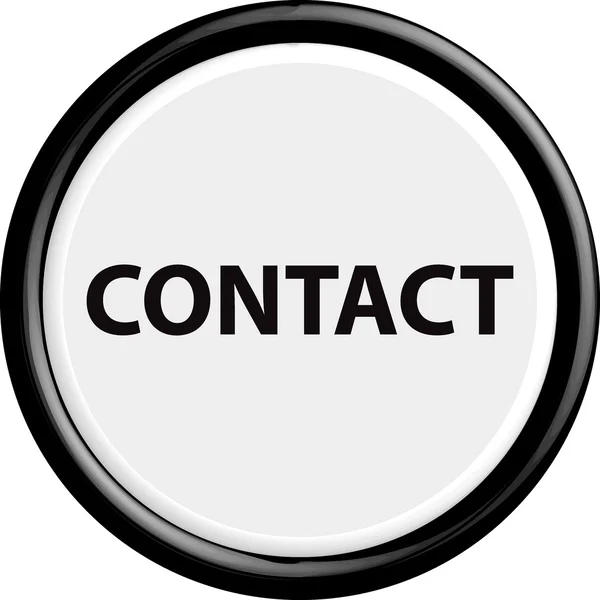 Button contact — Stock Vector