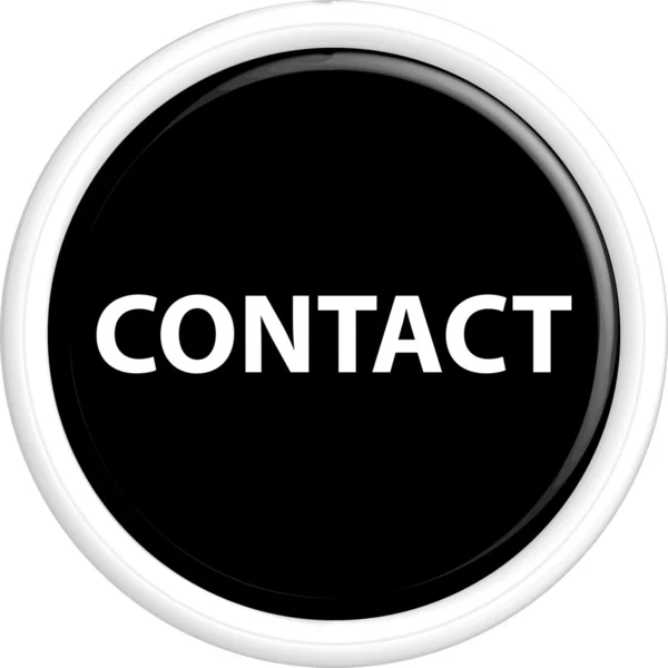 Knop contact — Stockvector
