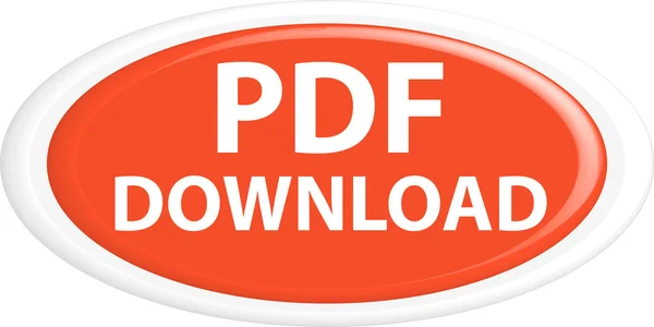 Pulsante PDF scaricare — Vettoriale Stock