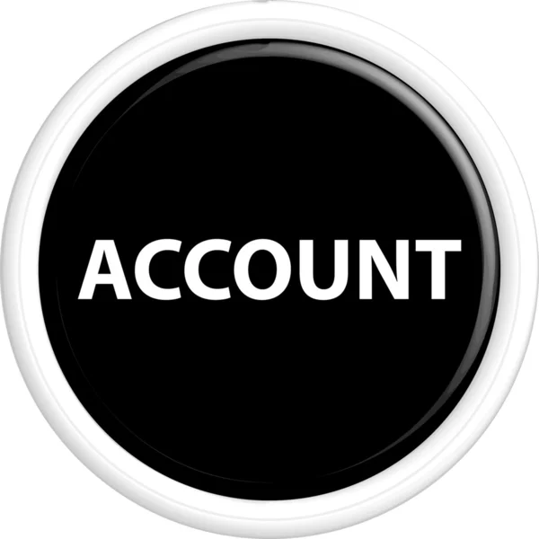 Button account — Stock Vector