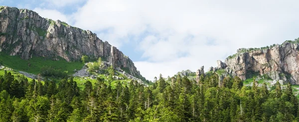 Hermoso valle en las montañas del Cáucaso —  Fotos de Stock