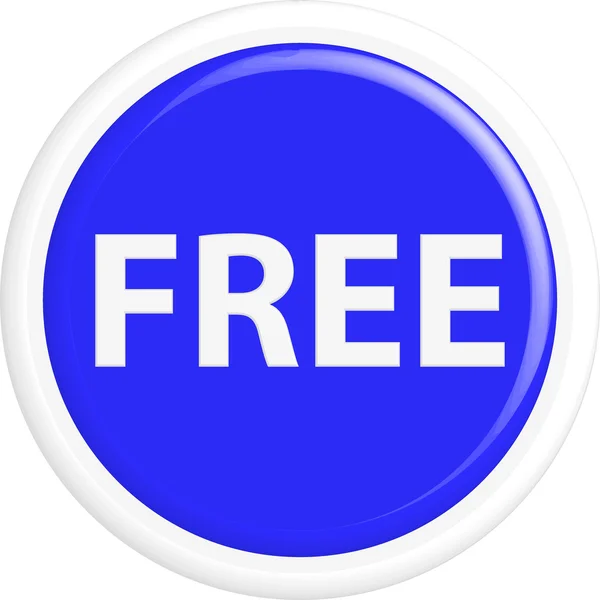 Button free — Stock Vector