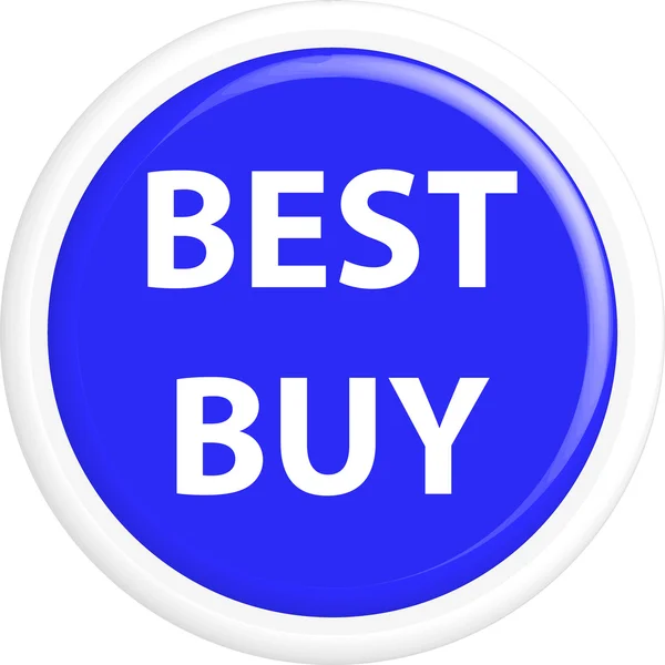 Button best buy — Stock Vector