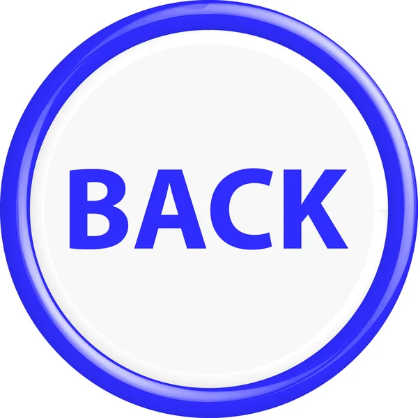 Button back — Stock Vector