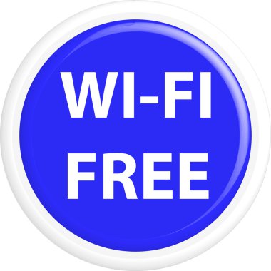 Düğme wi-fi ücretsiz