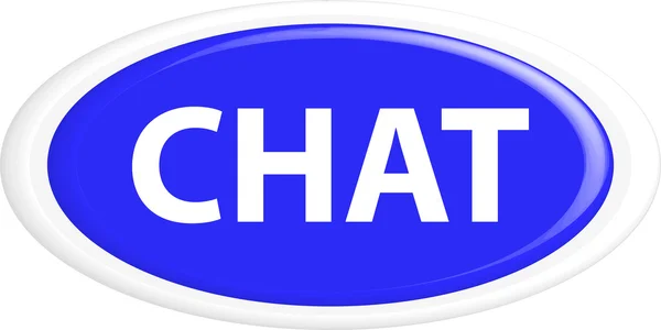 Knop chat — Stockvector