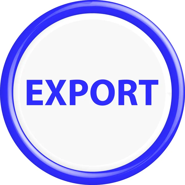 Schaltfläche Export — Stockvektor