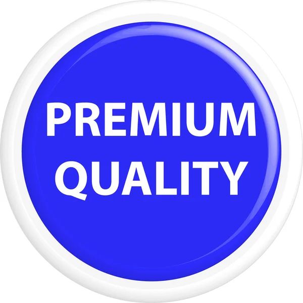 Button premium quality — Stock Vector