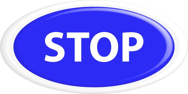 Knop stop — Stockvector