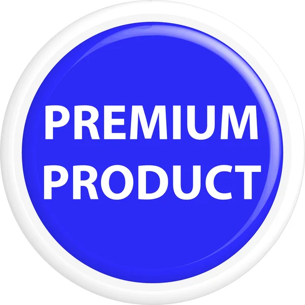 Düğme premium ürün — Stok Vektör