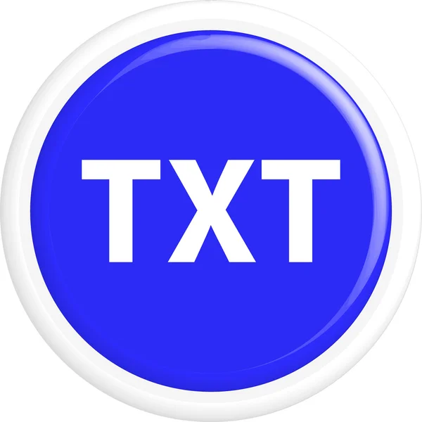 Knop Txt — Stockvector