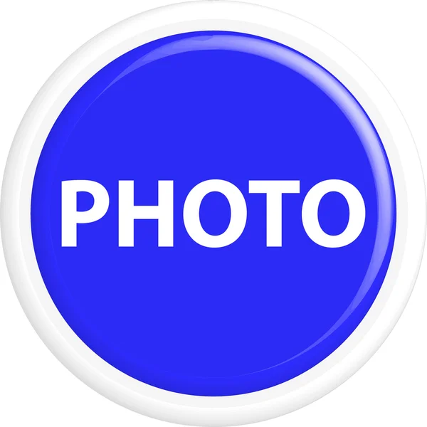 Button photo — Stock Vector