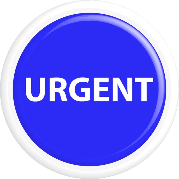 Bouton urgent — Image vectorielle