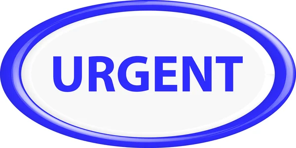 Bouton urgent — Image vectorielle