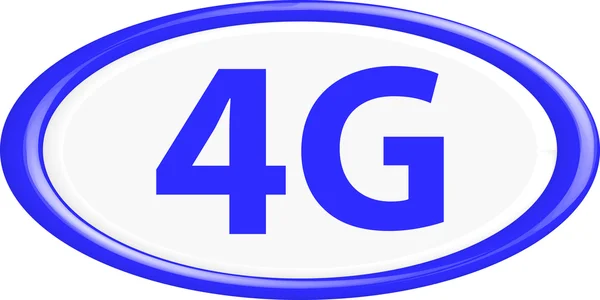 Pulsante 4G — Vettoriale Stock