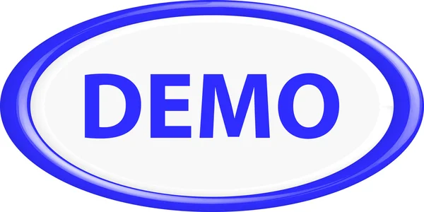 Demo botão — Vetor de Stock