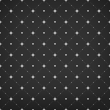 Kalpler, nokta ve yıldız.