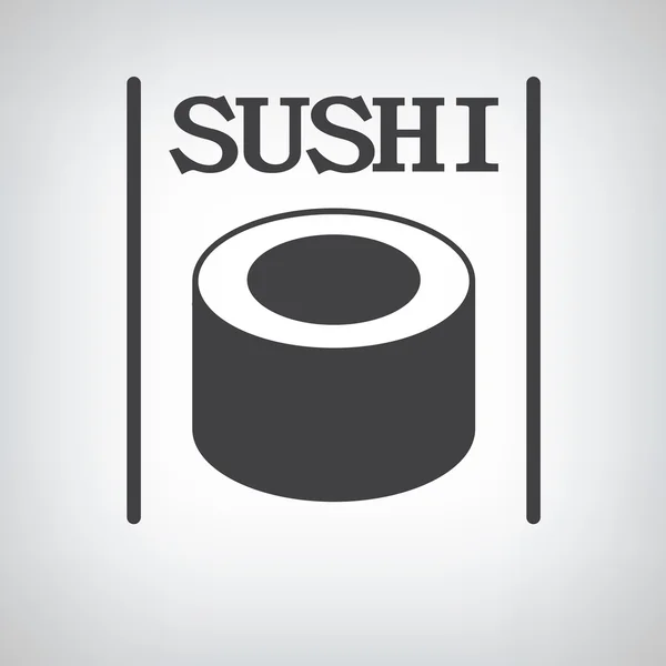 Значок суши-ролла — стоковый вектор