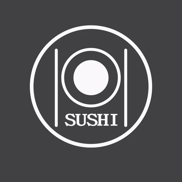 Sushi roll ikona — Wektor stockowy