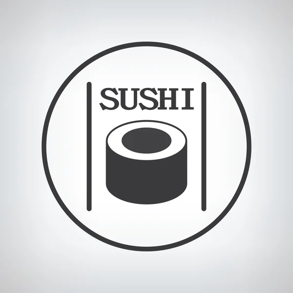 Значок суши-ролла — стоковый вектор