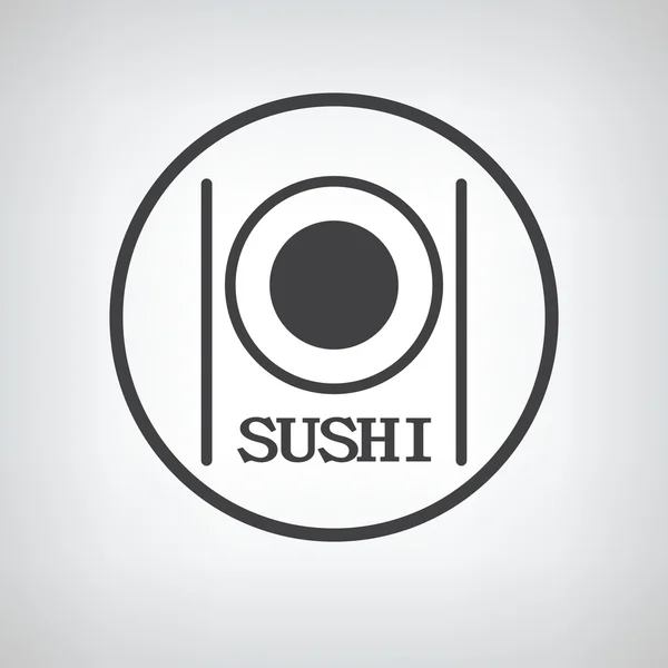 Ikona sushi roll — Stockový vektor