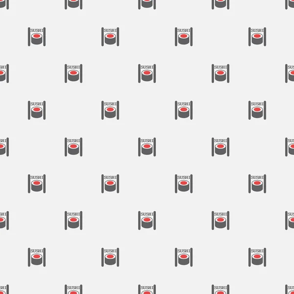 Seamless pattern from sushi — Stock Vector