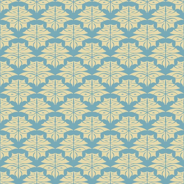 東洋の飾りの形のシームレス パターン. — ストックベクタ