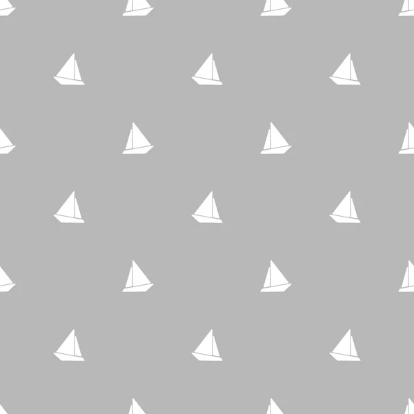 Морський візерунок з невеликими вітрильними човнами на задньому плані. Тексти — стоковий вектор