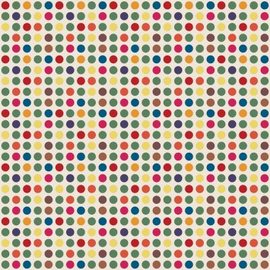 Renkli arka plan noktalar daireler. Vektör doku.