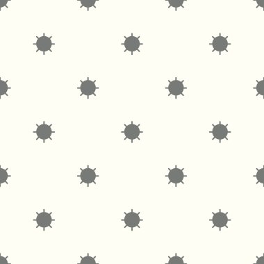 Çevrelerin ışınları ile kesintisiz geometrik desen.