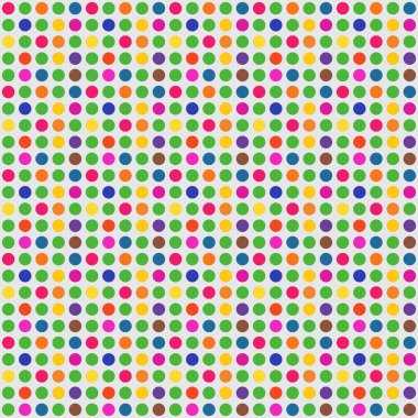 Renkli arka plan noktalar daireler. Vektör doku.