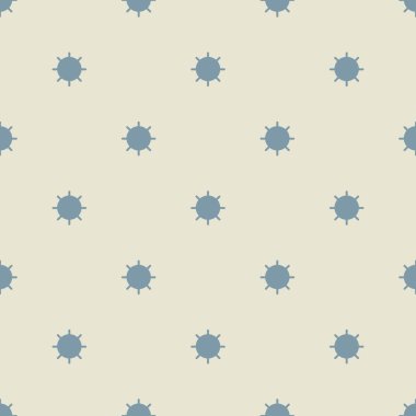 Çevrelerin ışınları ile kesintisiz geometrik desen.