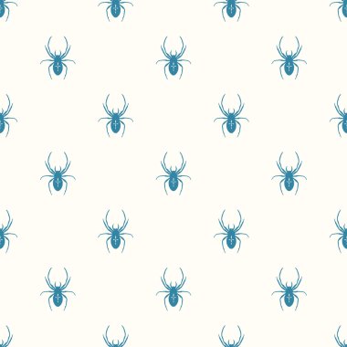 Bir örümcek ile kesintisiz geometrik desen.