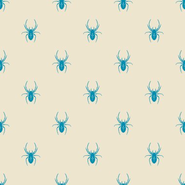 Bir örümcek ile kesintisiz geometrik desen.