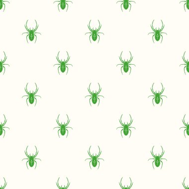 Bir örümcek ile kesintisiz geometrik desen.