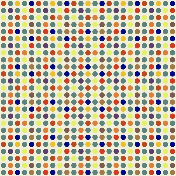 Abstract background with colored circles dots . Vector texture. — Stock Vector