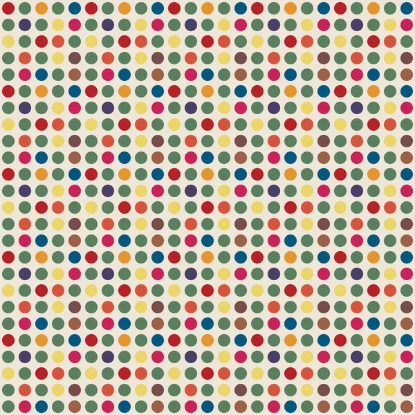 Abstract background with colored circles dots . Vector texture. — Stock Vector